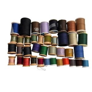Vintage Coats & Clark Spool Thread Collection Assorted Brands Sewing Craft Lot